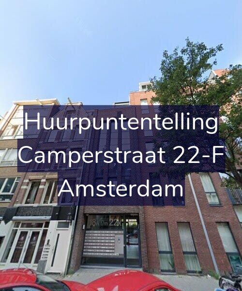Foto gevel Huurpuntentelling voor Camperstraat 22-F, Amsterdam