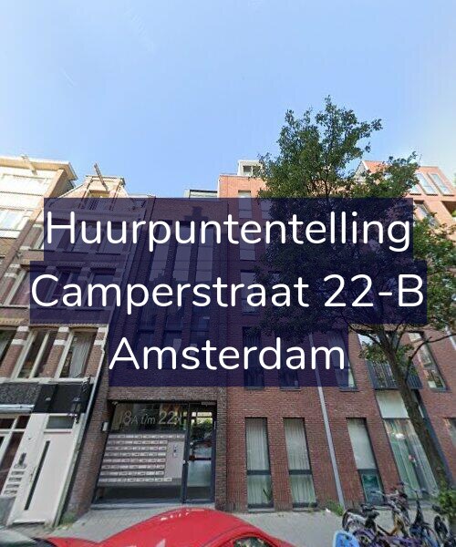 Foto gevel Huurpuntentelling voor Camperstraat 22-B, Amsterdam