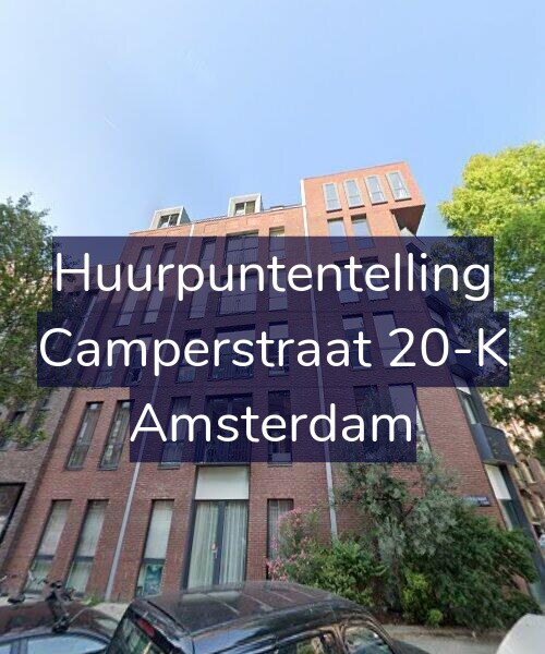 Foto gevel Huurpuntentelling voor Camperstraat 20-K, Amsterdam