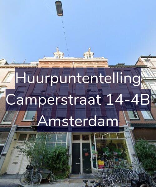 Foto gevel Huurpuntentelling voor Camperstraat 14-4B, Amsterdam