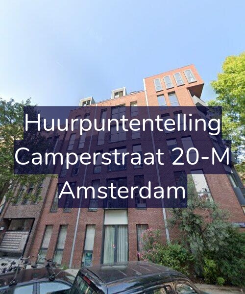 Foto gevel Huurpuntentelling voor Camperstraat 20-M, Amsterdam