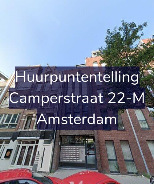 Foto gevel Huurpuntentelling voor Camperstraat 22-M, Amsterdam