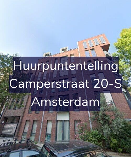 Foto gevel Huurpuntentelling voor Camperstraat 20-S, Amsterdam