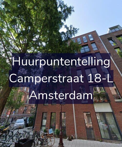 Foto gevel Huurpuntentelling voor Camperstraat 18-L, Amsterdam
