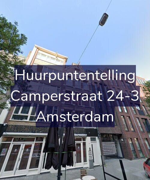 Foto gevel Huurpuntentelling voor Camperstraat 24-3, Amsterdam
