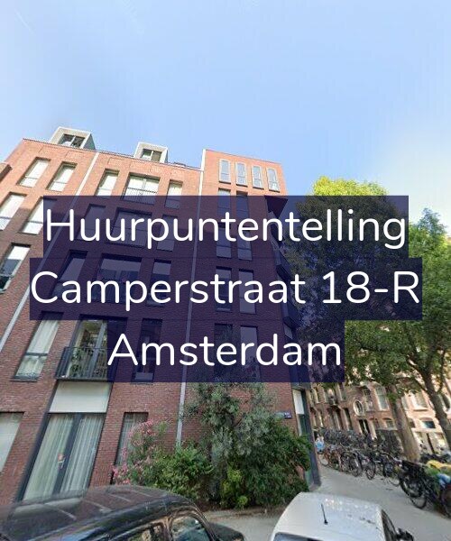 Foto gevel Huurpuntentelling voor Camperstraat 18-R, Amsterdam