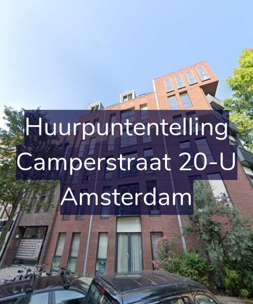 Foto gevel Huurpuntentelling voor Camperstraat 20-U, Amsterdam