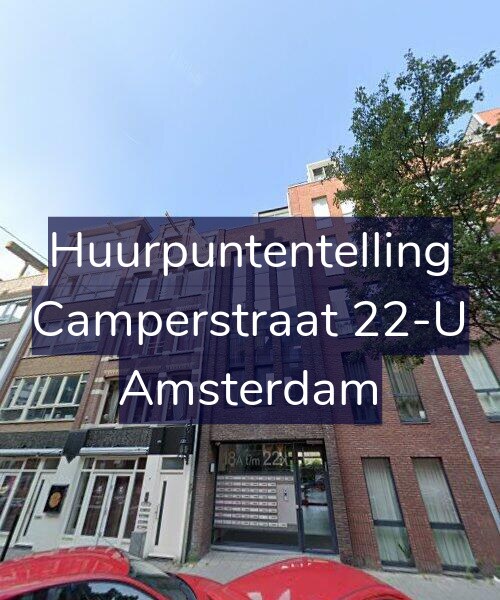 Foto gevel Huurpuntentelling voor Camperstraat 22-U, Amsterdam