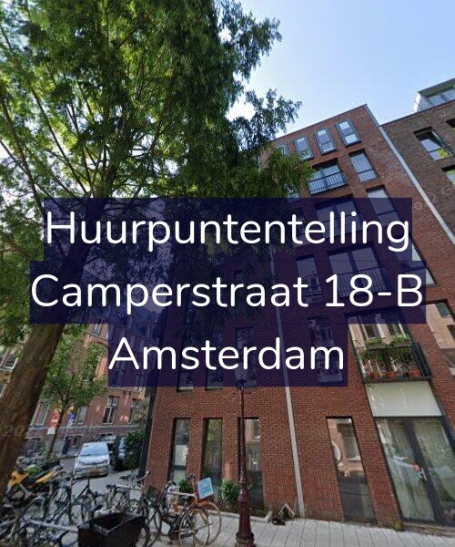 Foto gevel Huurpuntentelling voor Camperstraat 18-B, Amsterdam