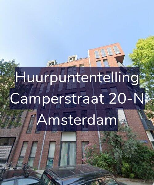 Foto gevel Huurpuntentelling voor Camperstraat 20-N, Amsterdam