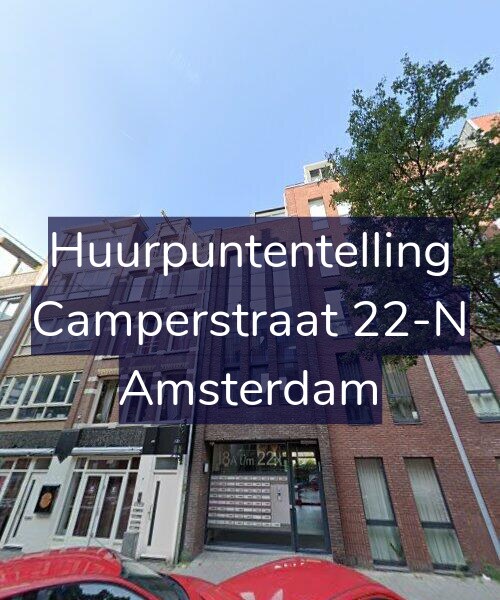 Foto gevel Huurpuntentelling voor Camperstraat 22-N, Amsterdam