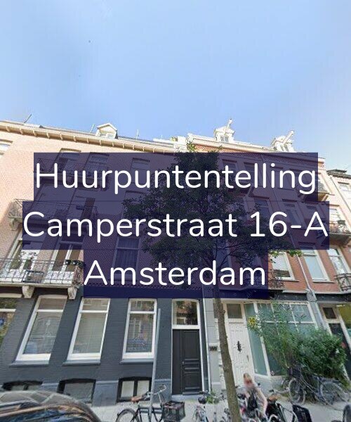 Foto gevel Huurpuntentelling voor Camperstraat 16-A, Amsterdam