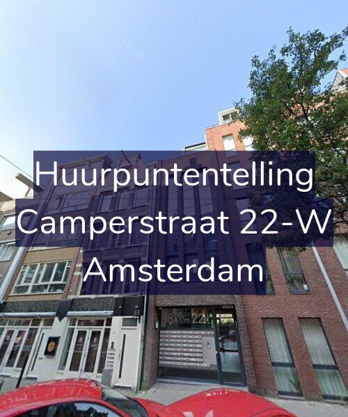 Foto gevel Huurpuntentelling voor Camperstraat 22-W, Amsterdam