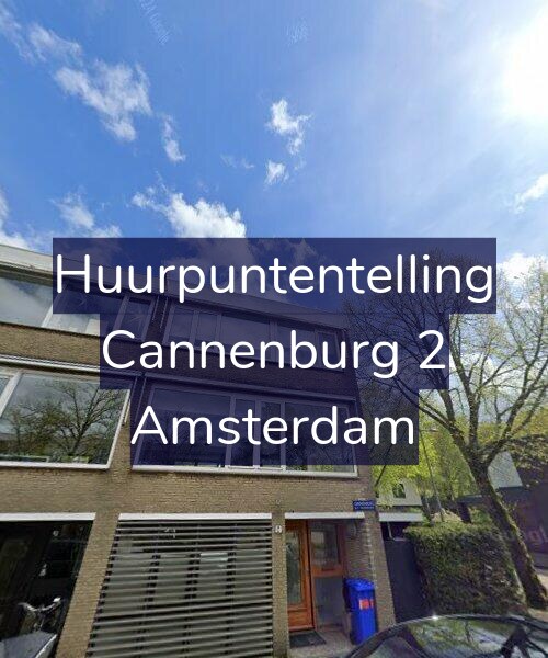 Foto gevel Huurpuntentelling voor Cannenburg 2, Amsterdam