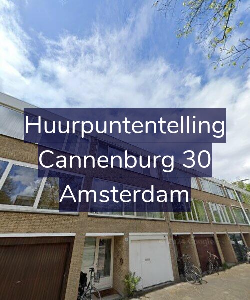 Foto gevel Huurpuntentelling voor Cannenburg 30, Amsterdam
