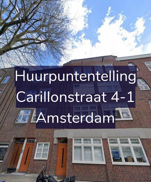 Foto gevel Huurpuntentelling voor Carillonstraat 4-1, Amsterdam
