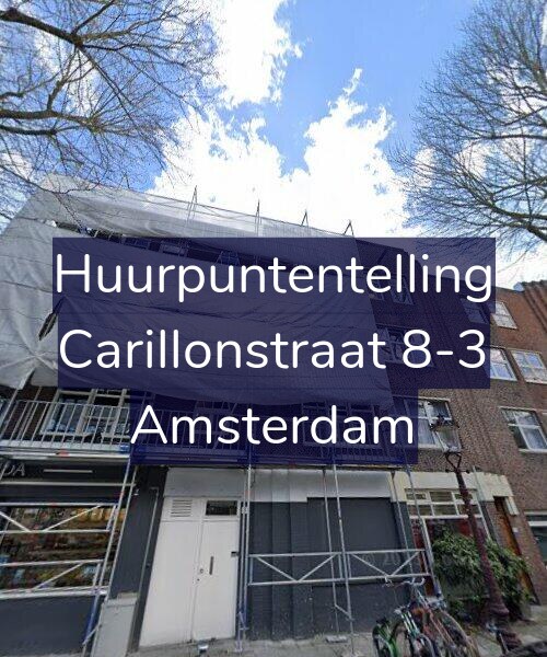 Foto gevel Huurpuntentelling voor Carillonstraat 8-3, Amsterdam