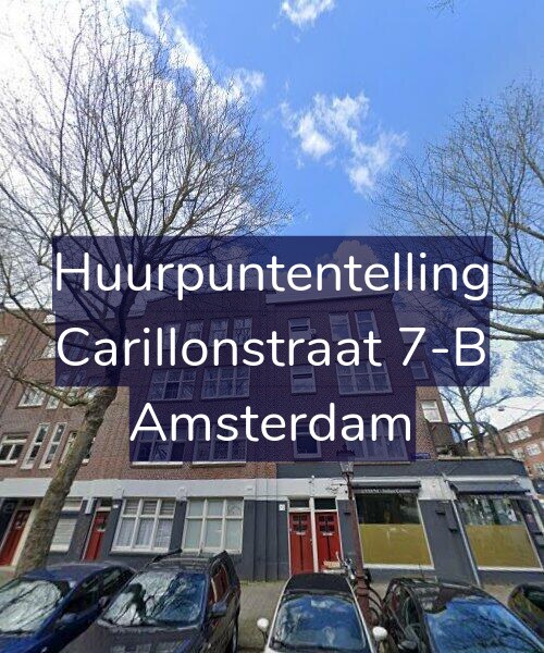 Foto gevel Huurpuntentelling voor Carillonstraat 7-B, Amsterdam