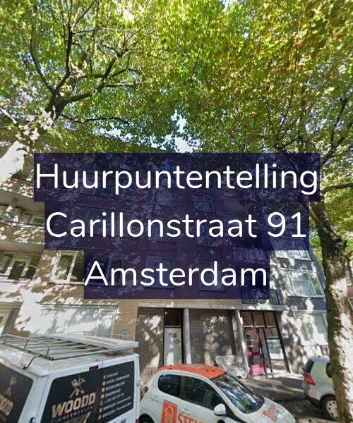 Foto gevel Huurpuntentelling voor Carillonstraat 91, Amsterdam