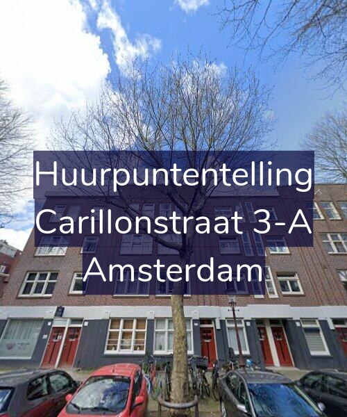 Foto gevel Huurpuntentelling voor Carillonstraat 3-A, Amsterdam