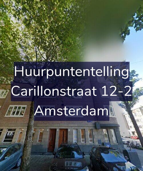Foto gevel Huurpuntentelling voor Carillonstraat 12-2, Amsterdam
