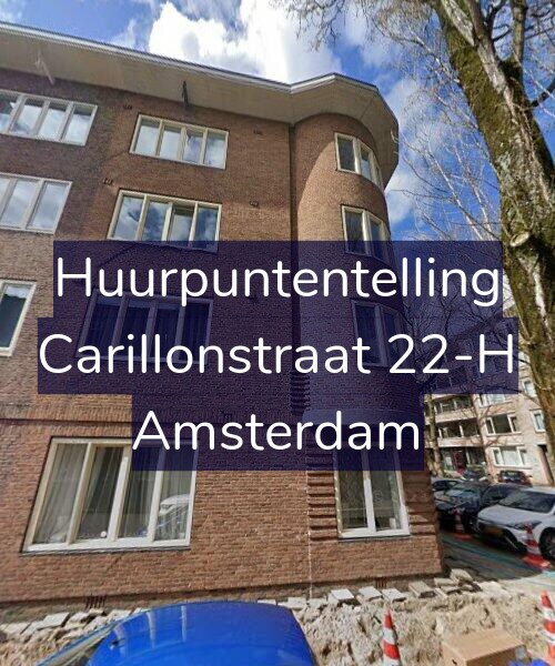 Foto gevel Huurpuntentelling voor Carillonstraat 22-H, Amsterdam