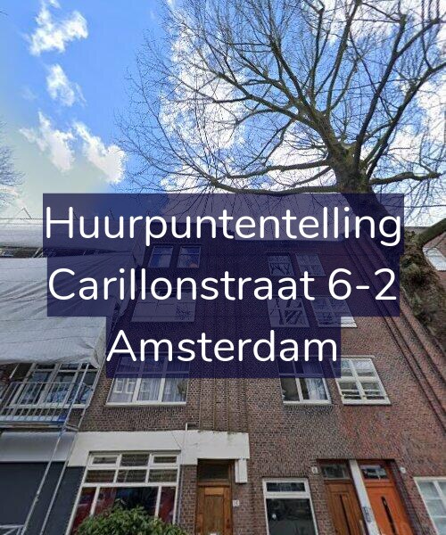 Foto gevel Huurpuntentelling voor Carillonstraat 6-2, Amsterdam