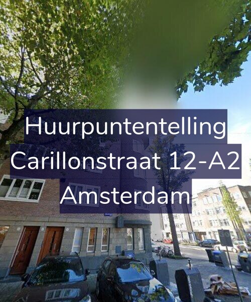 Foto gevel Huurpuntentelling voor Carillonstraat 12-A2, Amsterdam