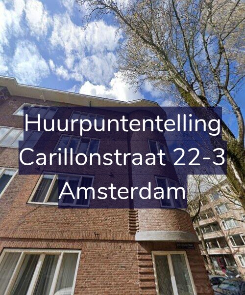 Foto gevel Huurpuntentelling voor Carillonstraat 22-3, Amsterdam