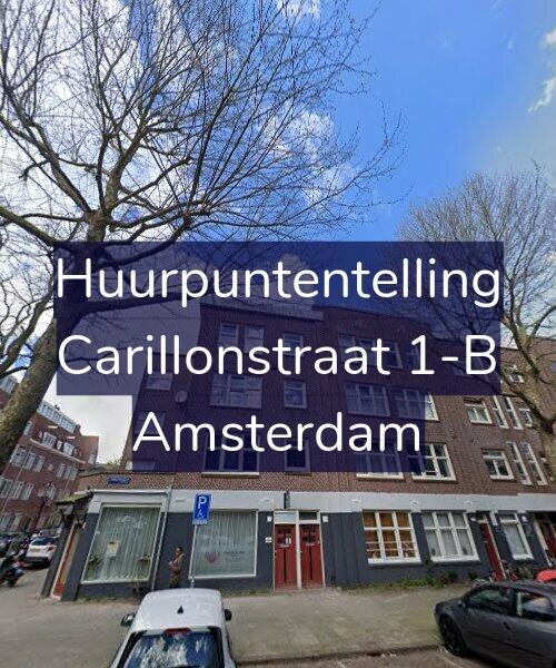Foto gevel Huurpuntentelling voor Carillonstraat 1-B, Amsterdam