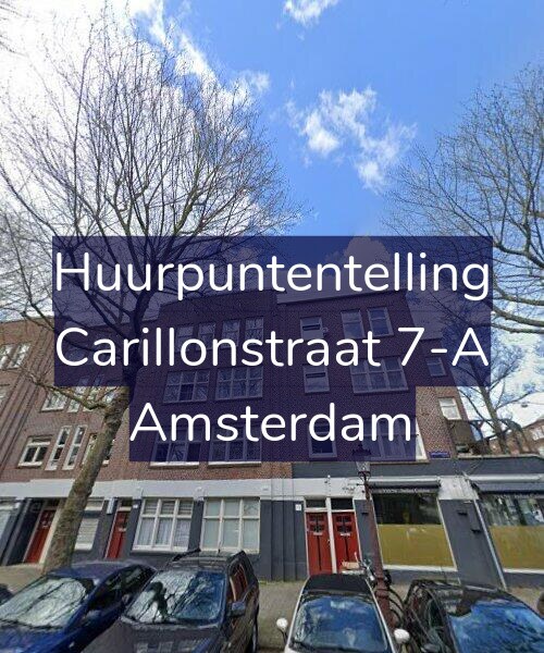 Foto gevel Huurpuntentelling voor Carillonstraat 7-A, Amsterdam