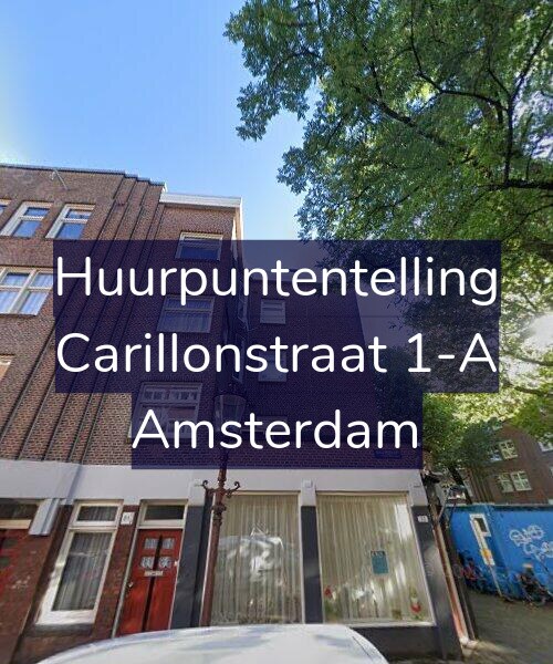 Foto gevel Huurpuntentelling voor Carillonstraat 1-A, Amsterdam