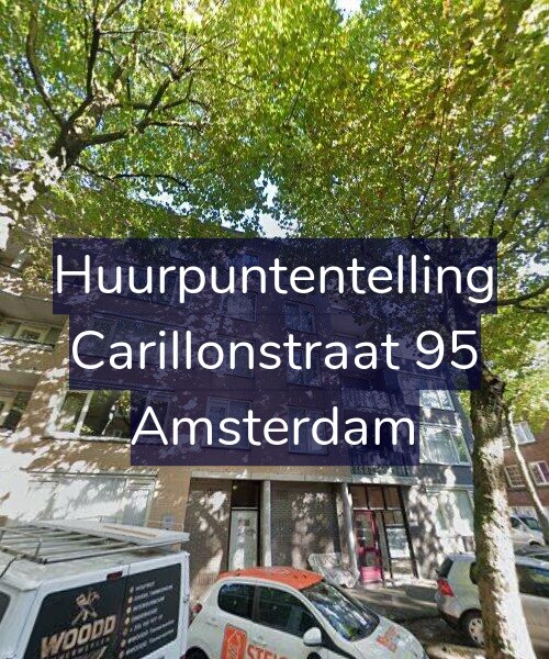 Foto gevel Huurpuntentelling voor Carillonstraat 95, Amsterdam