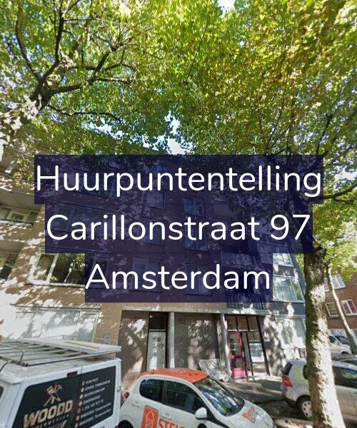 Foto gevel Huurpuntentelling voor Carillonstraat 97, Amsterdam