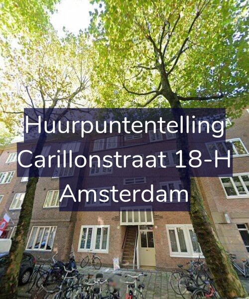 Foto gevel Huurpuntentelling voor Carillonstraat 18-H, Amsterdam