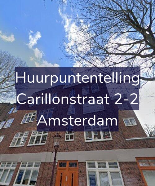 Foto gevel Huurpuntentelling voor Carillonstraat 2-2, Amsterdam