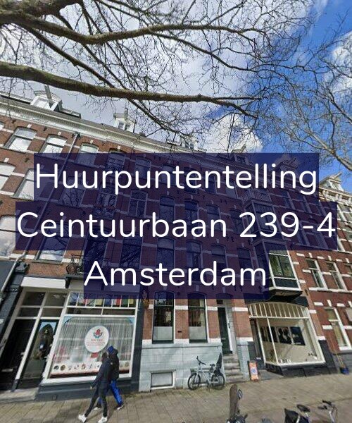 Foto gevel Huurpuntentelling voor Ceintuurbaan 239-4, Amsterdam