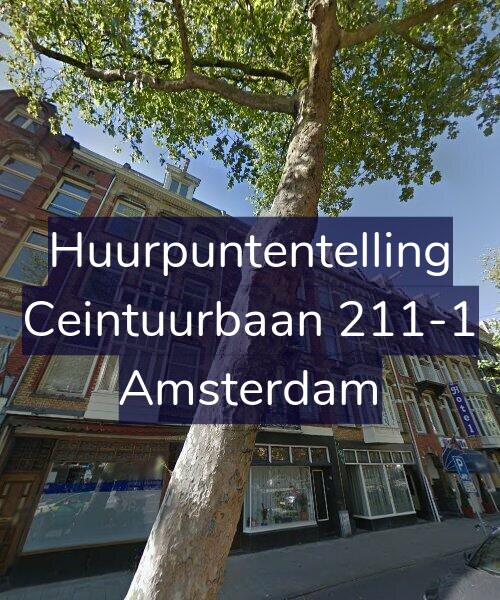 Foto gevel Huurpuntentelling voor Ceintuurbaan 211-1, Amsterdam