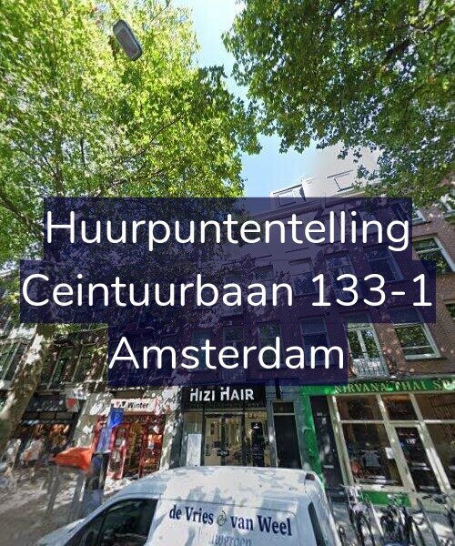 Foto gevel Huurpuntentelling voor Ceintuurbaan 133-1, Amsterdam