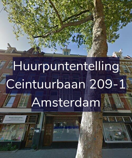 Foto gevel Huurpuntentelling voor Ceintuurbaan 209-1, Amsterdam