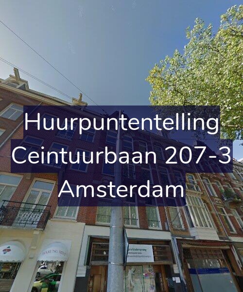 Foto gevel Huurpuntentelling voor Ceintuurbaan 207-3, Amsterdam