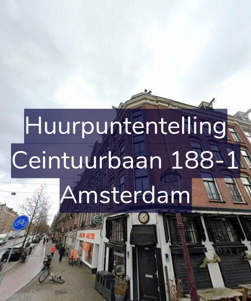 Foto gevel Huurpuntentelling voor Ceintuurbaan 188-1, Amsterdam