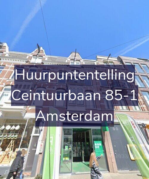 Foto gevel Huurpuntentelling voor Ceintuurbaan 85-1, Amsterdam