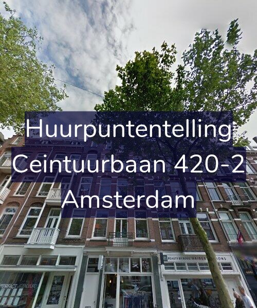 Foto gevel Huurpuntentelling voor Ceintuurbaan 420-2, Amsterdam
