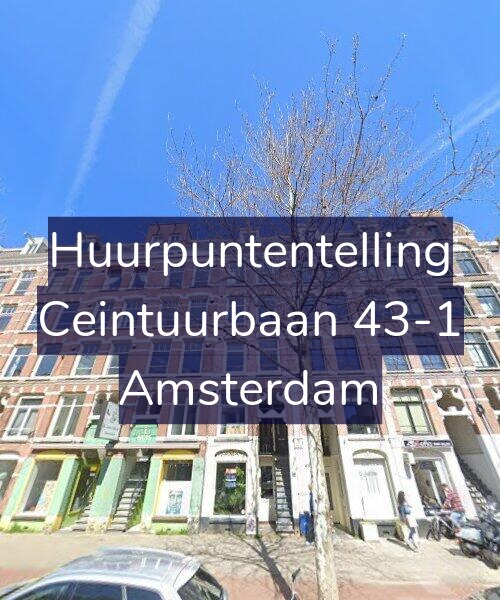 Foto gevel Huurpuntentelling voor Ceintuurbaan 43-1, Amsterdam