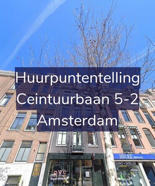 Foto gevel Huurpuntentelling voor Ceintuurbaan 5-2, Amsterdam