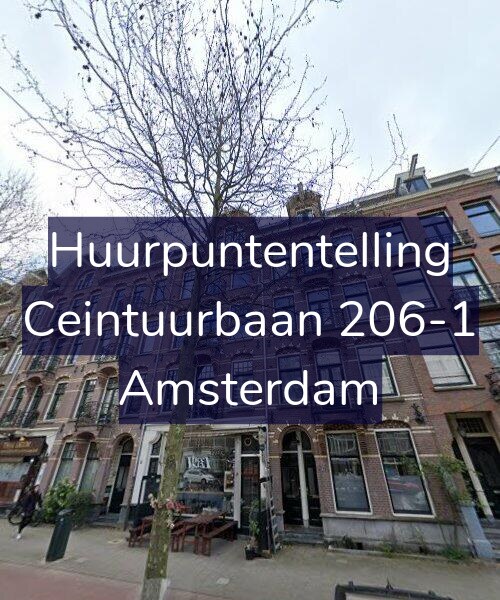 Foto gevel Huurpuntentelling voor Ceintuurbaan 206-1, Amsterdam