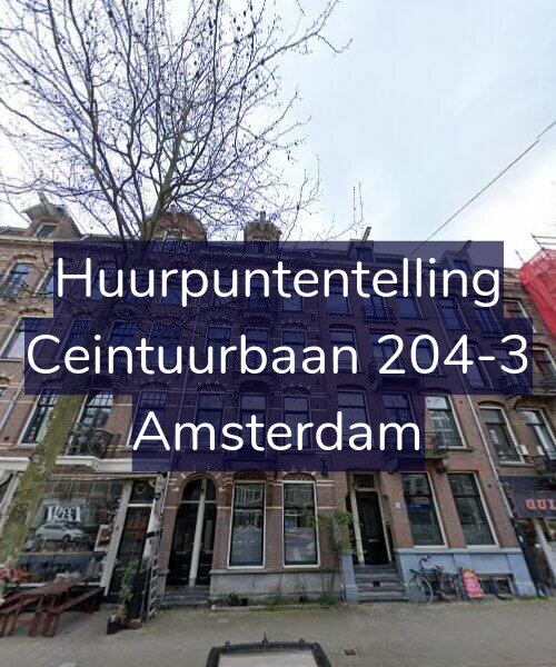 Foto gevel Huurpuntentelling voor Ceintuurbaan 204-3, Amsterdam