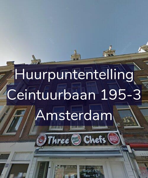 Foto gevel Huurpuntentelling voor Ceintuurbaan 195-3, Amsterdam