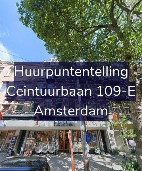 Foto gevel Huurpuntentelling voor Ceintuurbaan 109-E, Amsterdam
